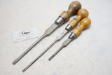 3 GOOD SORBY CABINETMAKERS SCREWDRIVERS
