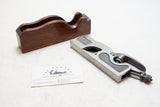WOW! MINT RECORD NO. 041 RABBET PLANE IN BESPOKE MAHOGANY SLEEVE