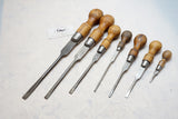 SET OF 7 CABINETMAKERS SCREWDRIVERS