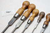 SET OF 7 CABINETMAKERS SCREWDRIVERS
