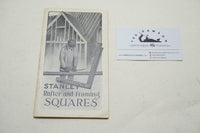 STANLEY RAFTER AND FRAMING SQUARE 48 PAGE BOOKLET - 1931
