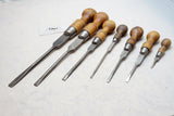 SET OF 7 CABINETMAKERS SCREWDRIVERS