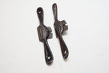 PAIR - CURVED & STRAIGHT BOTTOM STANLEY NO. 63, 64 SPOKESHAVES