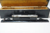 FINE STARRETT MACHINIST LEVEL & PLUMB - 18" IN FITTED PINE BOX