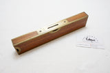VERY FINE 10" STRATTON BROS. BRASSBOUND ROSEWOOD LEVEL