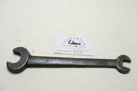 VERY UNUSUAL DOUBLE-ENDED WRENCH WITH RULE MEASUREMENTS