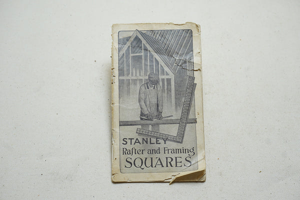 STANLEY RAFTER AND FRAMING SQUARES - 1939