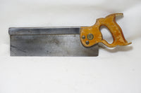 FINE DISSTON NO. 4 STEEL BACK TENON DOVETAIL SAW - 12", 14 TPI