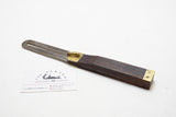 DECORATIVE DISSTON ROSEWOOD AND BRASS SLIDING BEVEL SQUARE