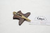 GORGEOUS ROSEWOOD & BRASS DEPTH GAGE AND DOVETAIL MARKER