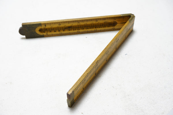 FINE TYPE 2 STANLEY NO. 53 1/2 ARCHITECTS' FOLD RULE - 2FT 2 FOLD