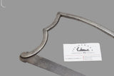 EARLY & EXCEPTIONAL DECORATIVE HAND FORGED HACK SAW