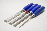 FINE SET OF 4 MARPLES BLUE CHIP CHISELS