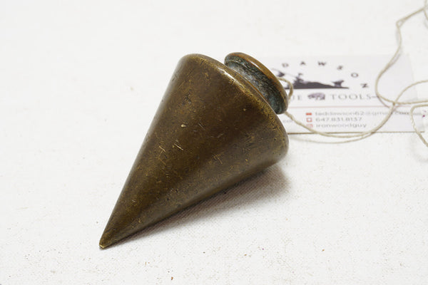 UNIQUE DOUBLE BRASS PLUMB BOB