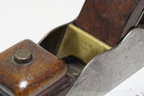 RARE VERY EARLY "SPIER" HANDLED DOVETAILED INFILL BENCH PLANE