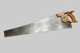 FINE DISSTON D8 SAW 5 1/2 TPI RIP SAW - APPLEWOOD THUMBHOLE HANDLE