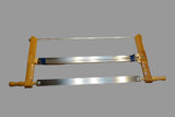 DEAD MINT ECE FRAME / BOW CABINETMAKER'S SAW - 3 BLADES