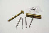 BRASS TOOL HANDLE AND GLASS CUTTER