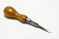 FINE SMALL BEECH HANDLED CABINETMAKERS' SCREWDRIVER