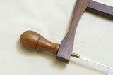 EXCEPTIONAL MINIATURE BOW SAW WITH BONE TOGGLE STICK