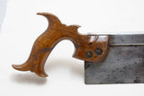EARLY SPLIT NUT I & H SORBY STEEL BACK TENON SAW - 12"