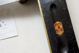 MINT SORBY EBONY 12" CARPENTERS' SQUARE WITH DECAL