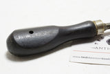 EXQUISITE EARLY EBONY HANDLED SCREWDRIVER