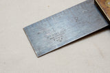 EXTRA FINE RARE V LOGO STANLEY 3" ROSEWOOD AND BRASS TRY SQUARE!