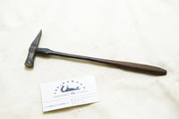 EXQUISITE L. HUGONIOT TISSOT JEWELLER'S CROSS PEIN HAMMER WITH ROSEWOOD HANDLE