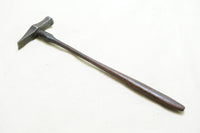 EXQUISITE L. HUGONIOT TISSOT JEWELLER'S CROSS PEIN HAMMER WITH ROSEWOOD HANDLE