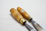2 HENRY TAYLOR CARVING GOUGES