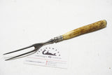 EARLY ANTLER HANDLED MEAT CARVING FORK