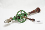 EXCELLENT MILLERS FALLS NO. 980 TWO SPEED HAND DRILL - TRIPLE GEAR DRIVE