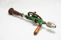 EXCELLENT MILLERS FALLS NO. 980 TWO SPEED HAND DRILL - TRIPLE GEAR DRIVE