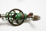 EXCELLENT MILLERS FALLS NO. 980 TWO SPEED HAND DRILL - TRIPLE GEAR DRIVE