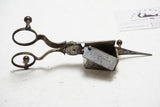 FINE EARLY CANDLE WICK CUTTER & SNUFF - ROYAL PATENT