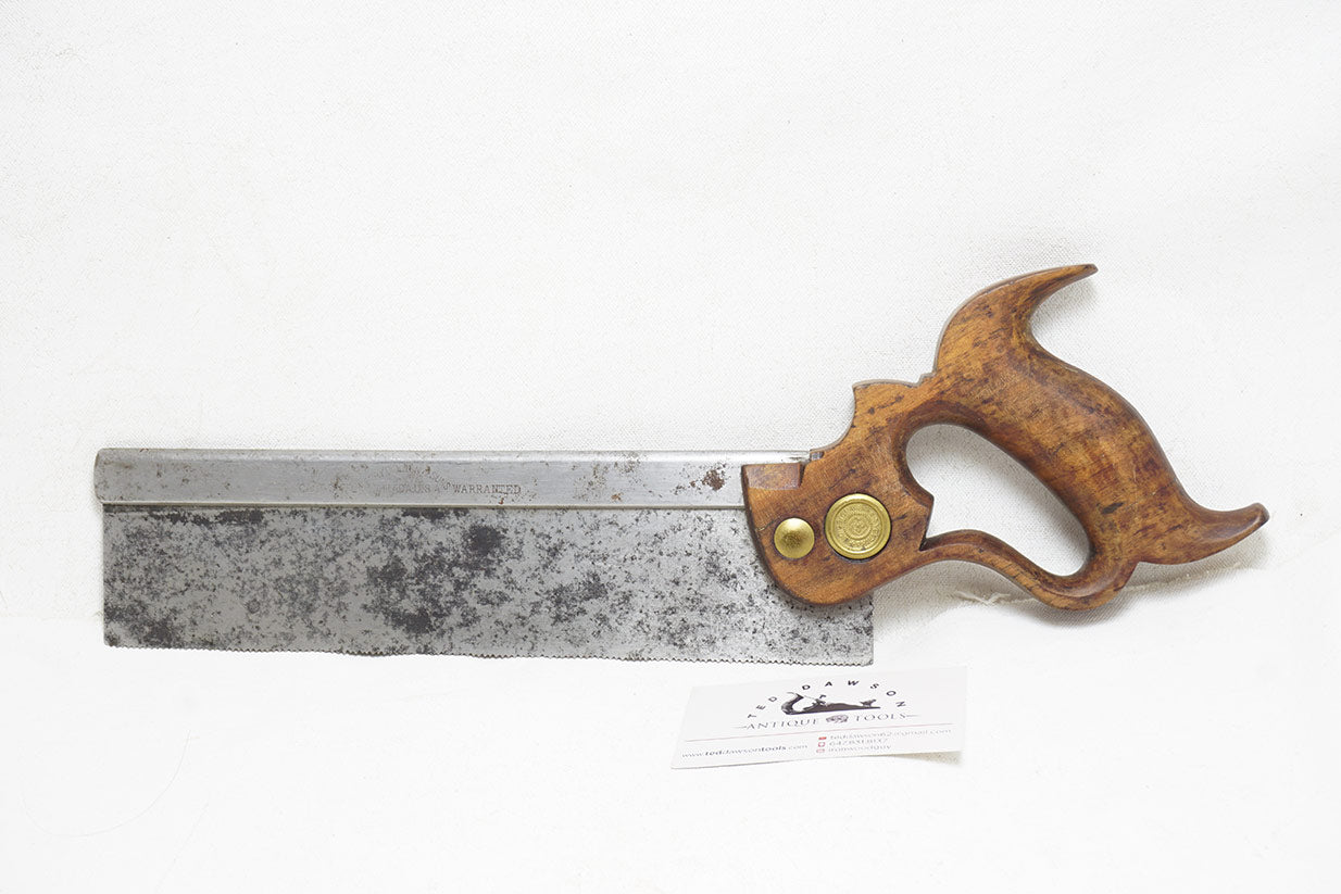 SWEET SMALL DISSTON DOVETAIL SAW - 10