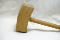 LIKE NEW 13" HARD MAPLE CARVING MALLET