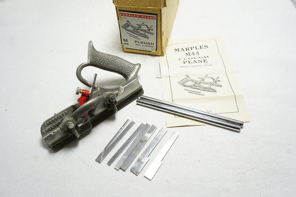 MINT MARPLES M44 PLOUGH PLANE IN ORIGINAL BOX