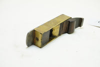 EXCEPTIONAL LOW ANGLE BRASS, STEEL AND ROSEWOOD INFILL MITER PLANE