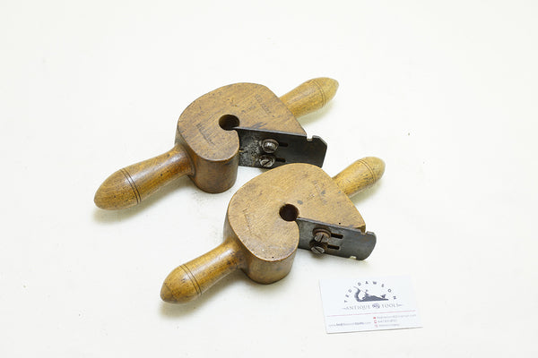 EXCEPTIONAL PAIR OF W. KENDALL TAPERED ROUNDING PLANES - 5/8, 3/4”