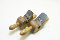 EXCEPTIONAL PAIR OF W. KENDALL TAPERED ROUNDING PLANES - 5/8, 3/4”