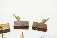 3 FINE MATCHED PAIRS OF MINIATURE COACHMAKER'S PLANES