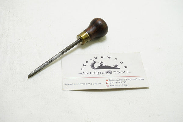 LOVELY TINY FLATHEAD SCREWDRIVER WITH ROSEWOOD HANDLE