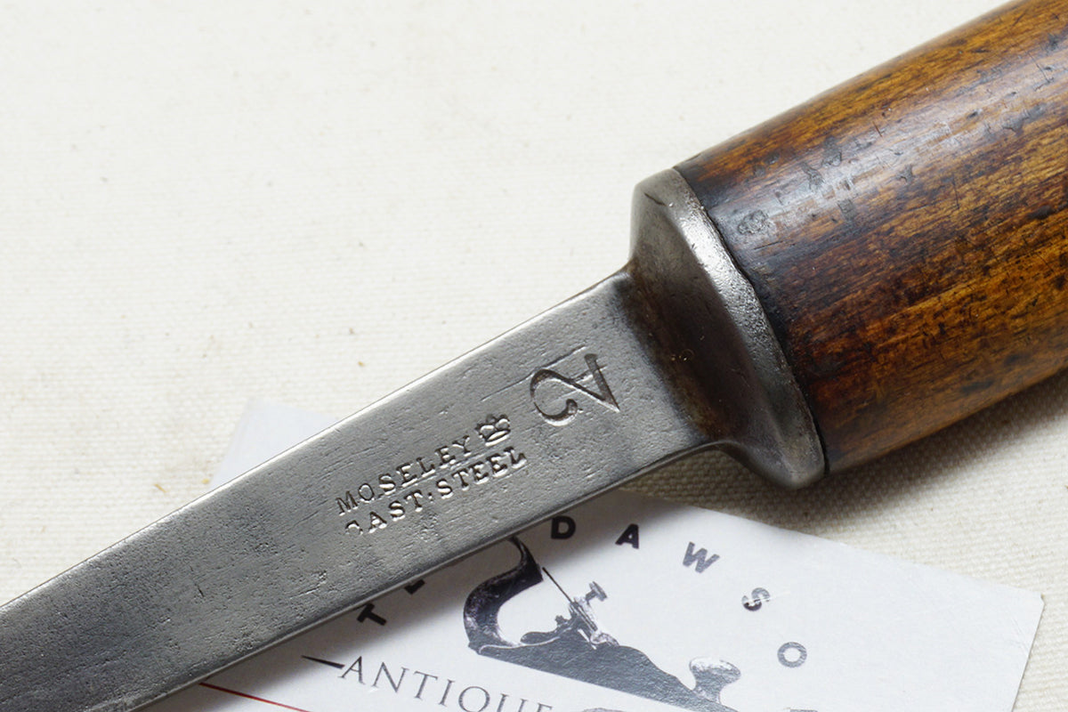 BEAUTIFUL NARROW MOSELEY MORTISE CHISEL - 3/16" – Ted Dawson Antique Tools