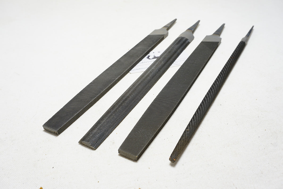 NOS SET OF 4 HEAVY NICHOLSON / BLACK DIAMOND FILES - 12
