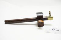 FINE ROSEWOOD SLITTING / MARKING GAUGE WITH BRASS WEDGE