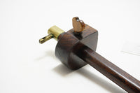 FINE ROSEWOOD SLITTING / MARKING GAUGE WITH BRASS WEDGE