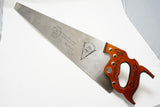 DEAD MINT DISSTON D-15 VICTORY RIP SAW WITH LAMINATED HANDLE - 5 TPI
