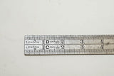 EARLY CHESTERMAN NO. 612D 2FT SHRINKAGE RULE - 1/60", 1/120"